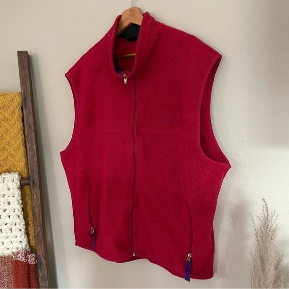 Patagonia | Vintage Fleece Zip Up Vest, size XL - Picture 2 of 8